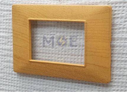 Other/Plana Plastic Cover Plate Shiny Wood 57 3module | ShinyWood-57 | بلاك بلاستيك خشبي فاتح