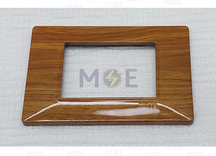 Other/ Plana Plastic Cover Plate Polished Beech Wood 56 3module | بلاك بلاستيك زان لميع