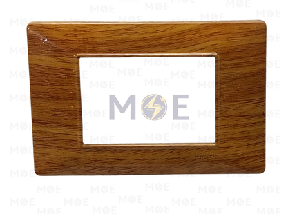 Other/ Plana Plastic Cover Plate Polished Beech Wood 56 3module | بلاك بلاستيك زان لميع
