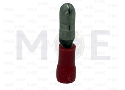Bandex Insulated Bullet Terminal Male Red 4mm | F1.25-B | كوس اصبع دكر احمر
