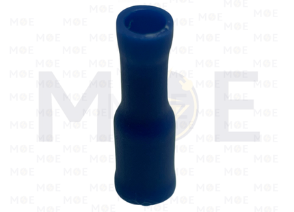 Bandex Insulated Bullet Terminal Female Blue 4mm | F2-A | كوس اصبع انتاية ازرق
