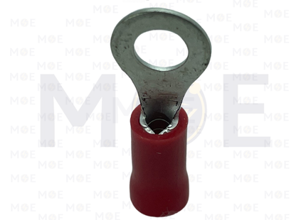Bandex Insulated Ring Terminal Red 1.25mm / 4mm | RF1.25-4 | كوس حلقة احمر