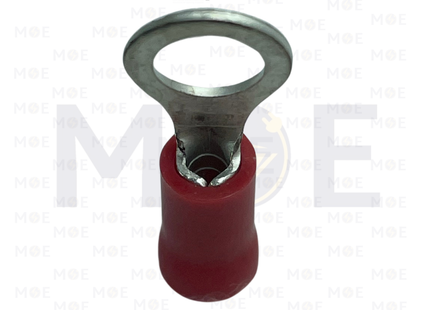 Bandex Insulated Ring Terminal Red 1.25mm / 5mm | RF1.25-5 | كوس حلقة احمر