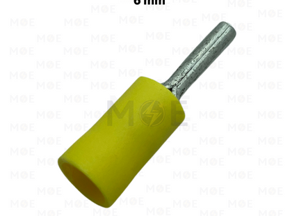 Bandex Insulated Pin Terminal Yellow 6mm | PIN5.5-AF | كوس مسمار اصفر