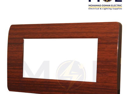 SAS Eco Hams Plastic Cover Plate Aro Topy 4module | Eco-4 101-412 | بلاك بلاستيك ارو توبي