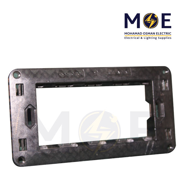 SAS Eco Mounting Frame Transperent 4module | Eco-50-204 | شاسي مربعة بلاستيك