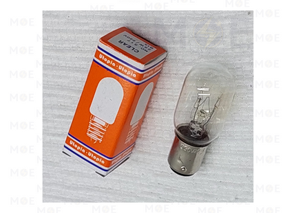 Utopia Pilot Lamp/Incandescent Lamp Clear B15 25W | لمبة عادي كبس سن رفيع برفان/مكنة خياطة شفاف