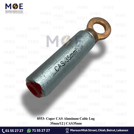 Cuper CAS Aluminum Cable Lug 35mm/12 | CAS35mm