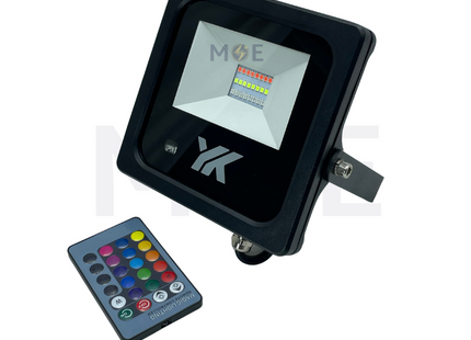 YK SMD LED Floodlight Lighting 20W RGB IP65 | ZDL1017 | برجكتور ليد انارة مطري ضو ملون اخضر و احمر و ازرق