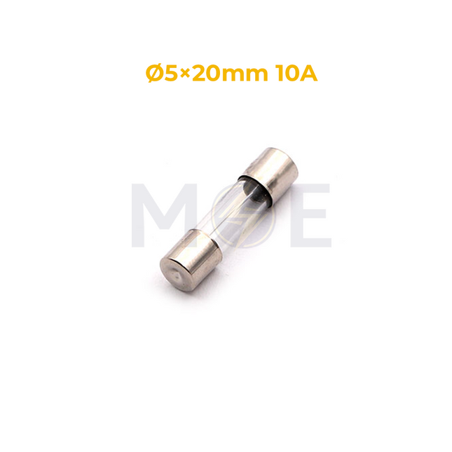 Glass Tube Fuse 5×20mm 10A 125–250V AC | T FTAP 10000mA فيوز زجاج