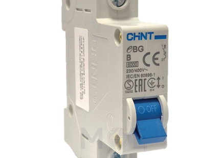 Chint MCB EB G 6kA 1P 1A | TE0001 | دجنتور كهرباء مفرد - قاطع كهربائي