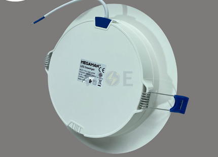 MEGAMAN LED Downlight/ Panel Light White Ceiling Flush Mounted Circular Warmwhite 3000K 1080Lm 15cm 15W | MQTL1119Y15W | سبوت ليد مدور مخفي ابيض ورم وايت