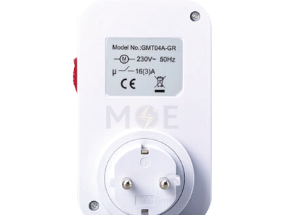 Plug-in Timer Daily Mechanical Programmable Electric Outlet 16A 15min-24Hours | GMT04A-GR | بريز تايمر يومي اربعة و عشرون ساعة ب فيش