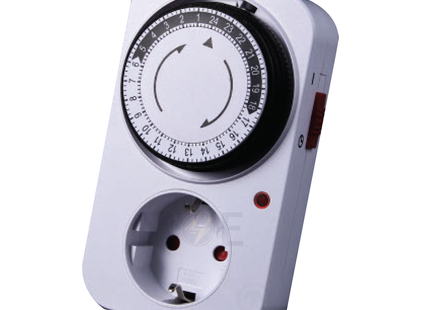 Plug-in Timer Daily Mechanical Programmable Electric Outlet 16A 15min-24Hours | GMT04A-GR | بريز تايمر يومي اربعة و عشرون ساعة ب فيش