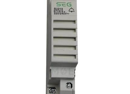 SEG Modular Din Buzzer / annunciator siren White 220V | SU213 | دجنتور جرس ابيض