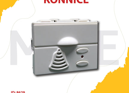 Konnice Battety Electrical DC Wired Doorbell 29 Tones White 3Module | K-39 | جرس بطارية