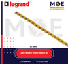 Legrand Cable Markers Capital Letter Duplix Yellow ( B ) | 38411