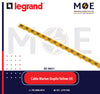 Legrand Cable Markers Capital Letter Duplix Yellow ( H ) | 38417