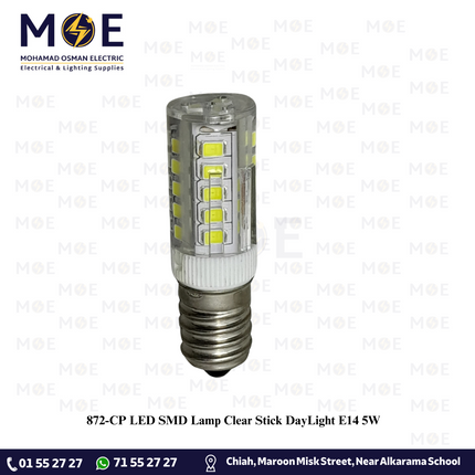 CP LED SMD Lamp Clear Stick DayLight E14 5W