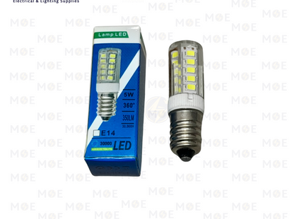 CP LED SMD Lamp Clear Stick DayLight E14 5W | لمبة ليد برم ستيك شفاف دايلايت
