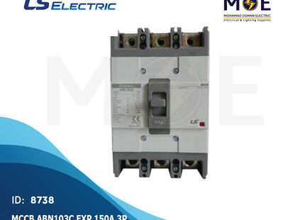 LS MCCB ABN103C EXP 150A 3P | ABN203C-137005500 | دجنتور صناعي ثلاثة فاز