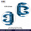 Klemsan Cable Markers Number KE1 ( 0.75-1.5mm ) Blue ( 6 ) | KL 517006