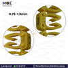 Klemsan Cable Markers Capital Letter KE1 ( 0.75-1.5mm ) Yellow ( Q ) | KL 517026