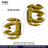 Klemsan Cable Markers Capital Letter KE1 ( 0.75-1.5mm ) Yellow ( T ) | KL 517029