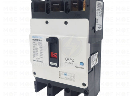Hyundai MCB HGM250S Adjustable 26KA 3P 200A  - دجنتور صناعي عياري (1)