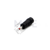 DC Barrel Plug Adapter 2.1mm Female Jack to 3.5×1.35×10mm Male Plug فيشة/تحويلة راوتر