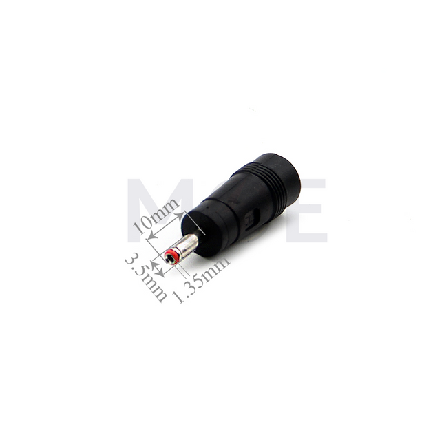 DC Barrel Plug Adapter 2.1mm Female Jack to 3.5×1.35×10mm Male Plug فيشة/تحويلة راوتر