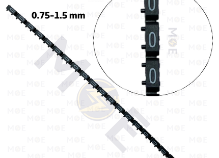 Onka Cable Markers Number KCG0001 ( 0.75-1.5mm ) Black ( 0 ) | R 9848 | حلقة ترقيم كابلات اسود رقم