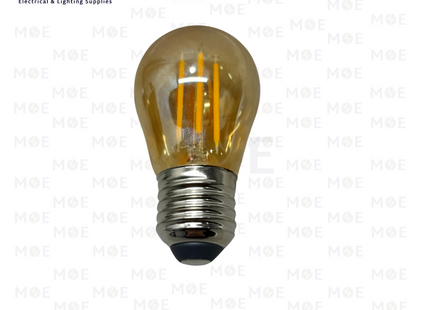 Cuperlight LED Lamp Amber Filament Bulb WarmWhite E27 2700K 4W | G45 | لمبة ليد برم فيلامنت بول عسلي ورم وايت