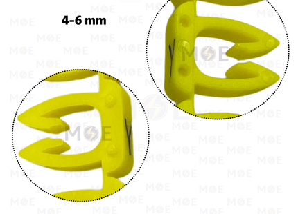 Onka Cable Markers Capital Letter KCG0003 ( 4-6mm ) Yellow ( Y ) | H 9984 | حلقة ترقيم كابلات اصفر حرف