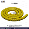 Bandex Interlock Cable Markers Number WEMH1 ( 2.5-5mm ) Yellow ( 6 )