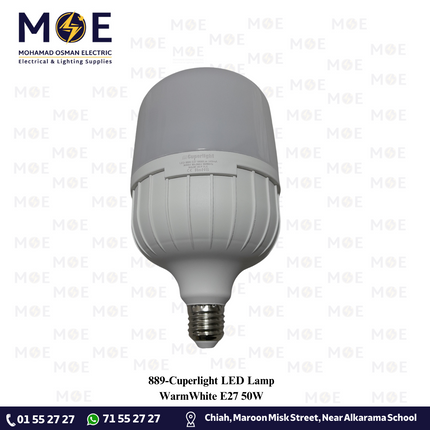 Cuperlight LED Lamp WarmWhite E27 50W