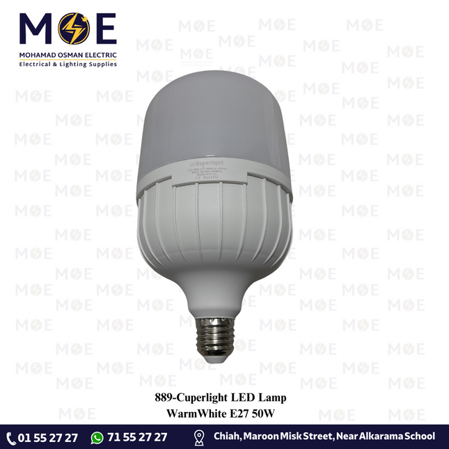 Cuperlight LED Lamp WarmWhite E27 50W