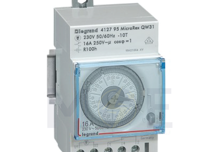Legrand Weekly Time Switch Din AC 230V 3module | 412795 | تايمر اسبوعي على سكة