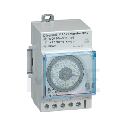 Legrand Weekly Time Switch Din AC 230V 3module | 412795