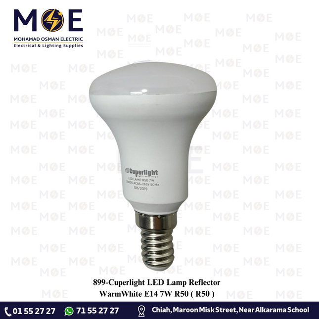 Cuperlight LED Lamp Reflector WarmWhite E14 7W R50 | R50