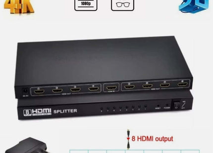 8 Port HDMI Splitter 1x8way سبليتر فيديو