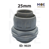 Elettrocanali IP65 Cable Gland / Box Joint for flexible conduit Gray GX25 25mm | GX25