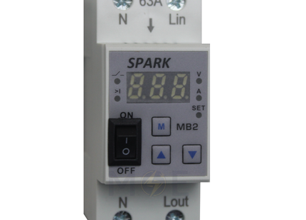 Spark Over Load Protection Din Rail 2module 63A | MB2-63A/433280 | دجنتور عياري