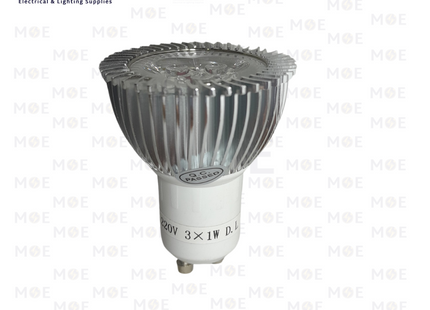 Cuperlight LED Spot Lamp DayLight GU10 MR16 3W | لمبة سبوت ليد كعب ستارتر دايلايت