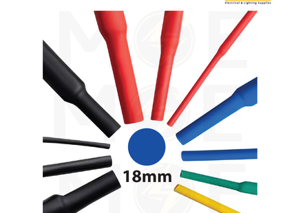 Heat Shrink Tube Blue 125 degree 600V 18mm | 336871 | عازل حرارة للكابلات والبطاريات ازرق