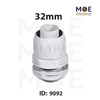 Elettrocanali IP65 Cable Gland / Box Joint for flexible conduit Gray GX32 32mm | GX32