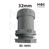 Elettrocanali IP66 Cable Gland / Box joint for PVC Pipe / tube / Rigid Conduit Gray 32mm | BS32