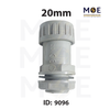 Elettrocanali IP66 Cable Gland / Box joint for PVC Pipe / tube / Rigid Conduit Gray 20mm | BS20