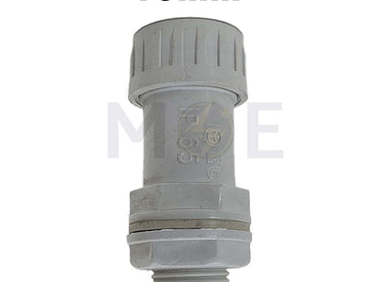 Elettrocanali IP66 Cable Gland / Box joint for PVC Pipe / tube / Rigid Conduit Gray 16mm | BS16