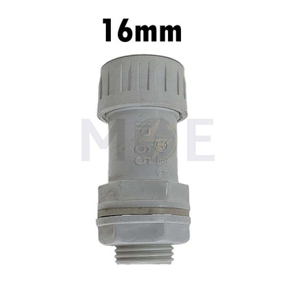 Elettrocanali IP66 Cable Gland / Box joint for PVC Pipe / tube / Rigid Conduit Gray 16mm | BS16